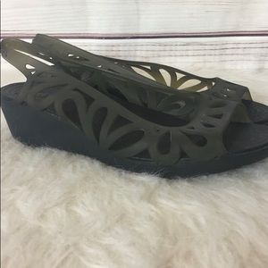 Crocs Slingback Wedges